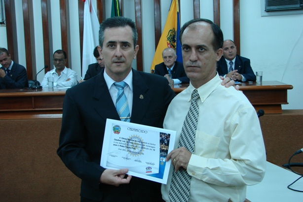 Rotaryano Dr. Claudiney e Ver. Dr. Ilton Campos