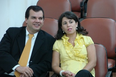 Rotaryano Janio e sua esposa