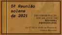 5ª Reunião solene de 2021