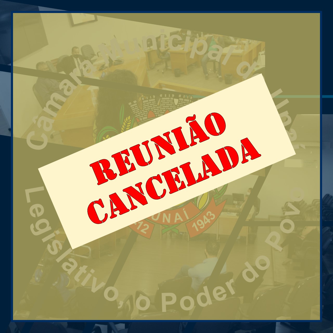 REUNIÃO CANCELADA