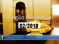 Publicado Pregão Presencial 02/2018 - Lanche
